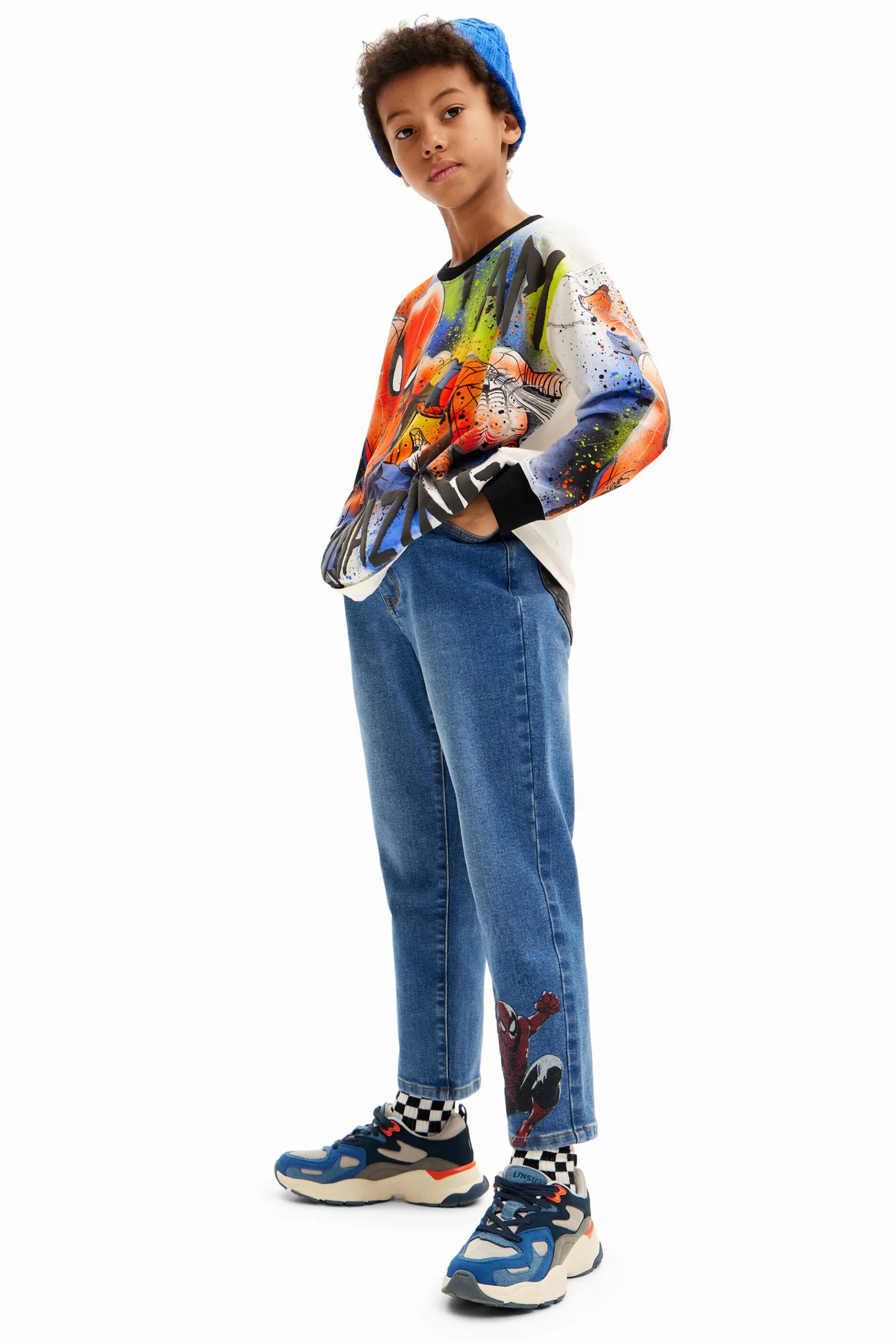 Desigual Sudadera onversize Spiderman* Camisetas Y Camisas