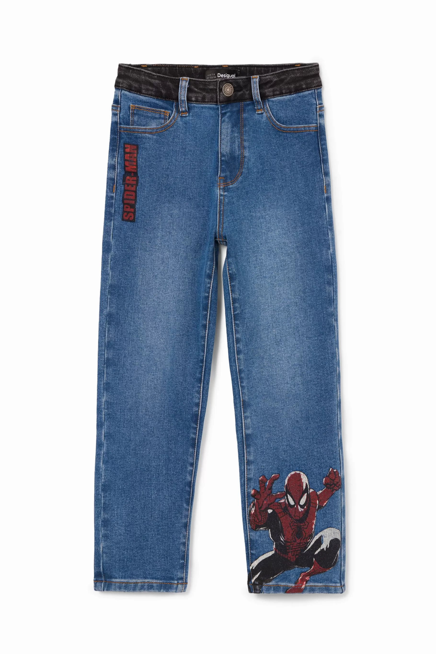 Desigual Vaquero spiderman bordado* Pantalones Y Jeans