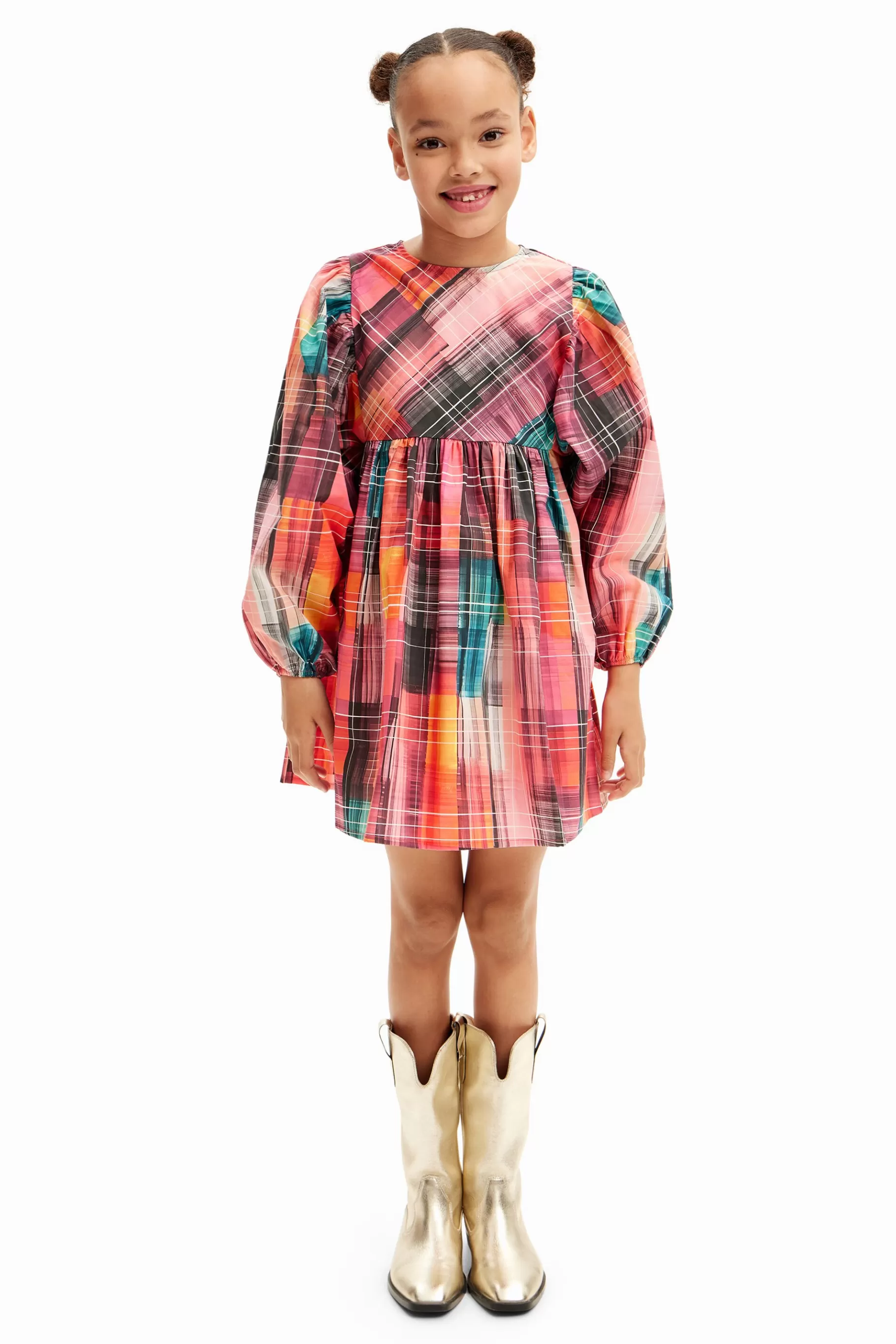 Desigual Vestido camisero cuadros* Vestidos