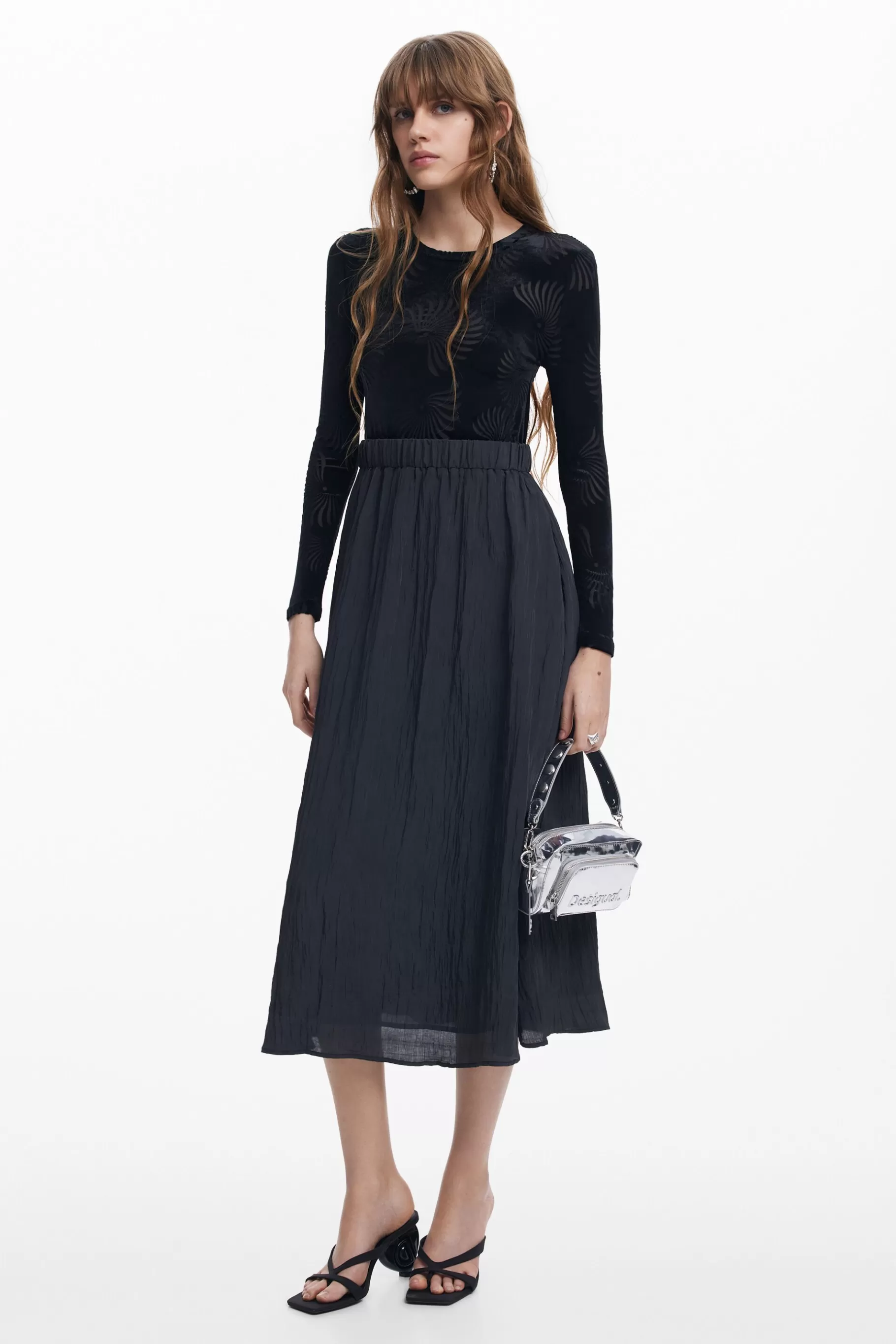 Desigual Vestido combinado estampado*Mujer Vestidos Y Monos