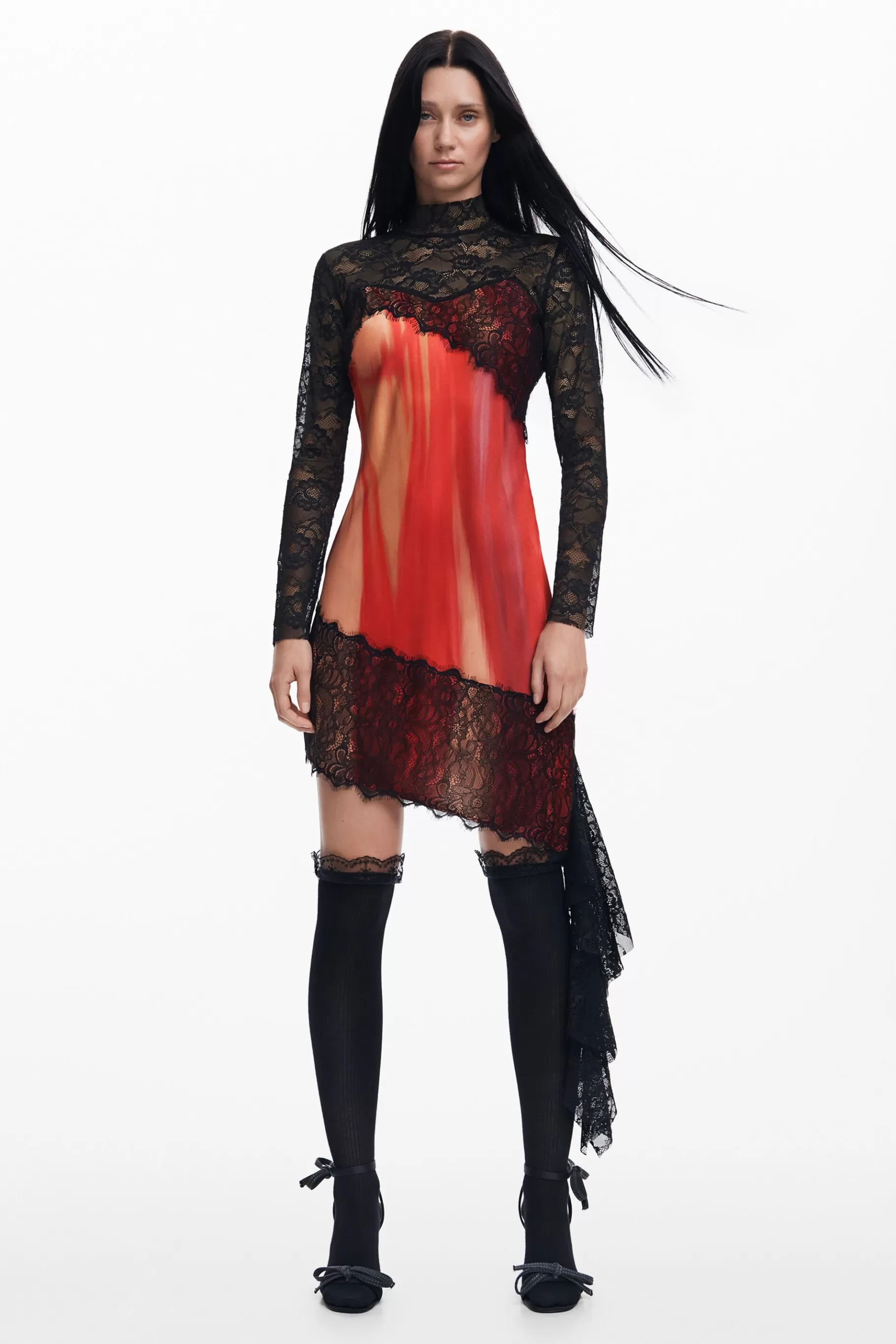 Desigual Vestido combinado María Escoté*Mujer Vestidos Y Monos