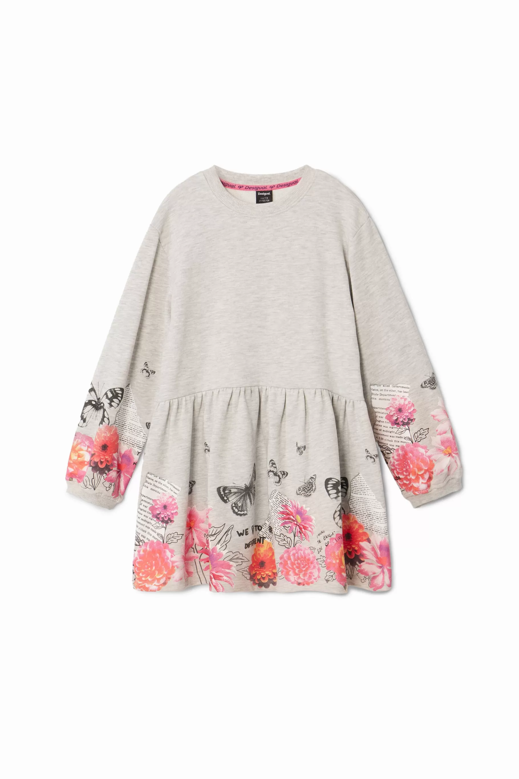 Desigual Vestido con mariposas y flores* Vestidos