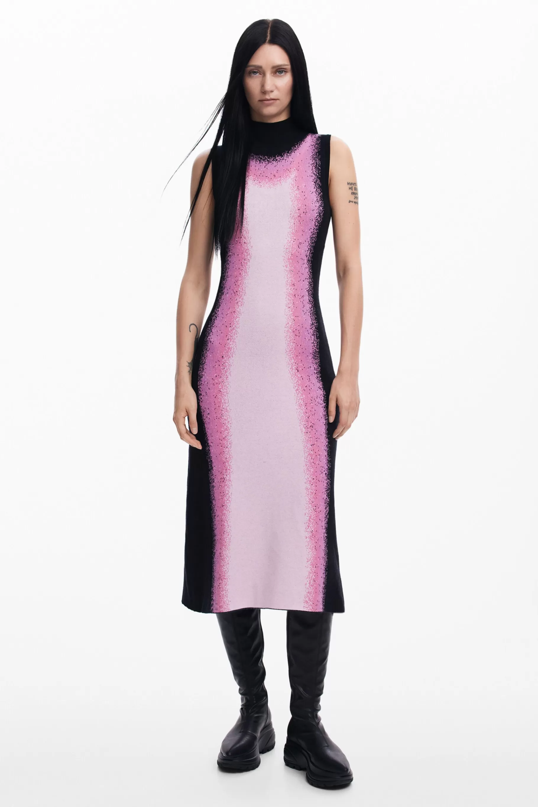 Desigual Vestido degradado Maitrepierre*Mujer Ropa De Punto | Vestidos Y Monos