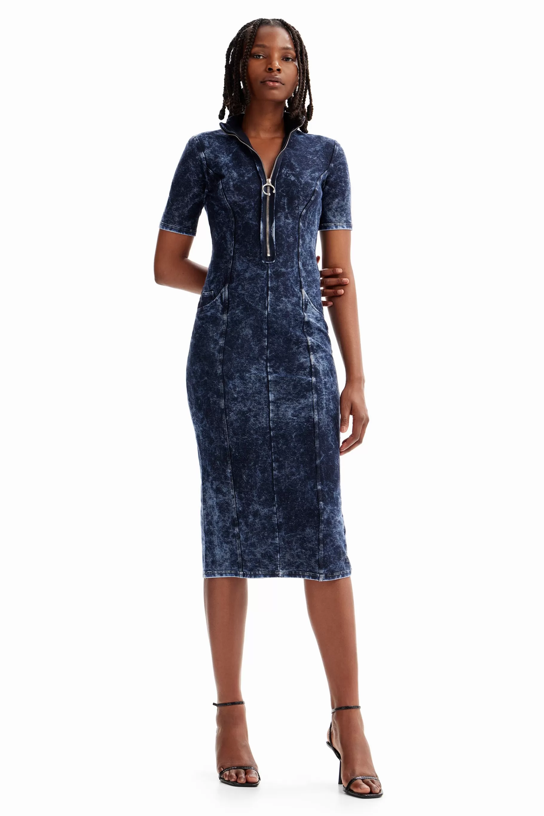 Desigual Vestido efecto denim*Mujer Vestidos Y Monos
