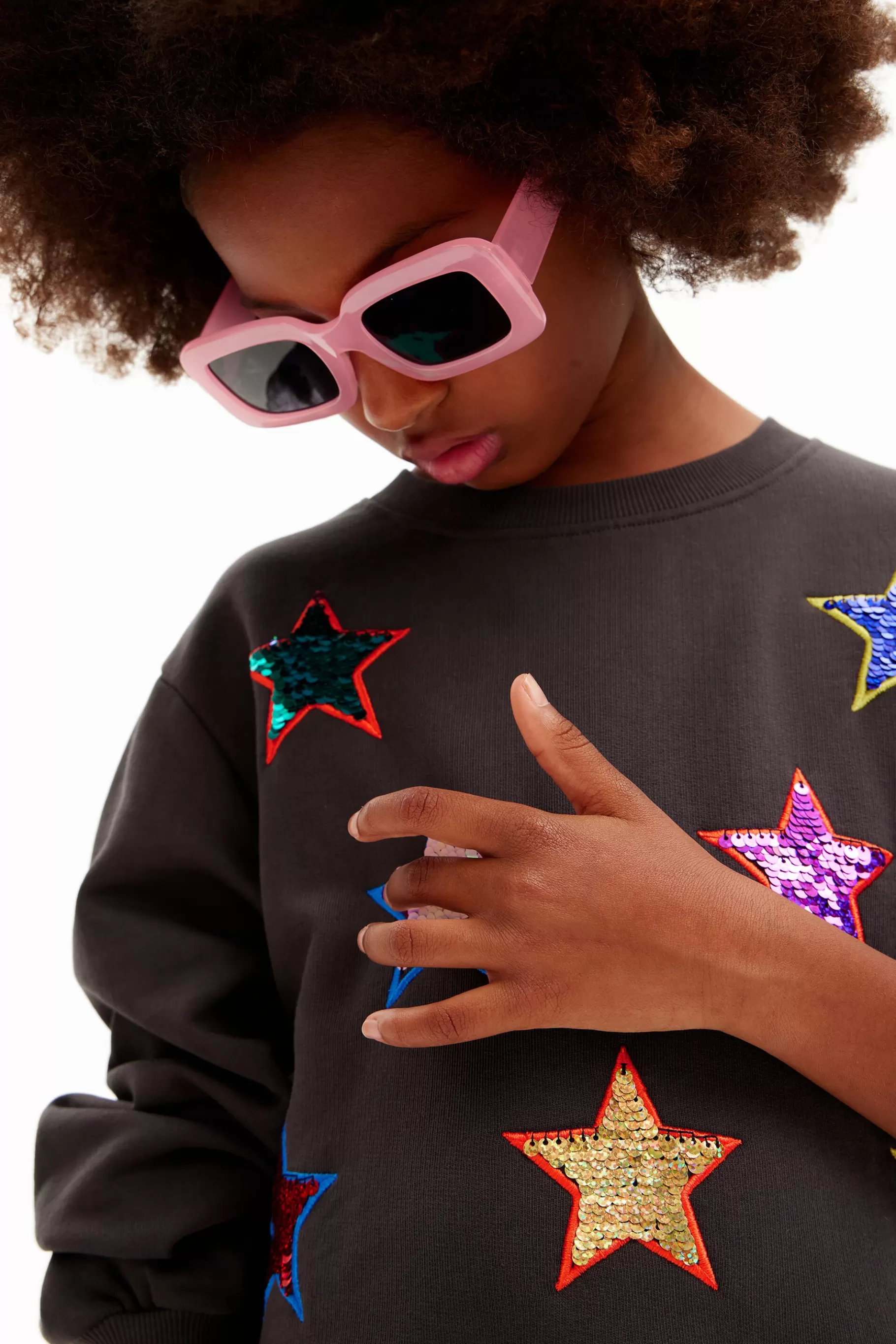 Desigual Vestido estrellas sudadera* Vestidos