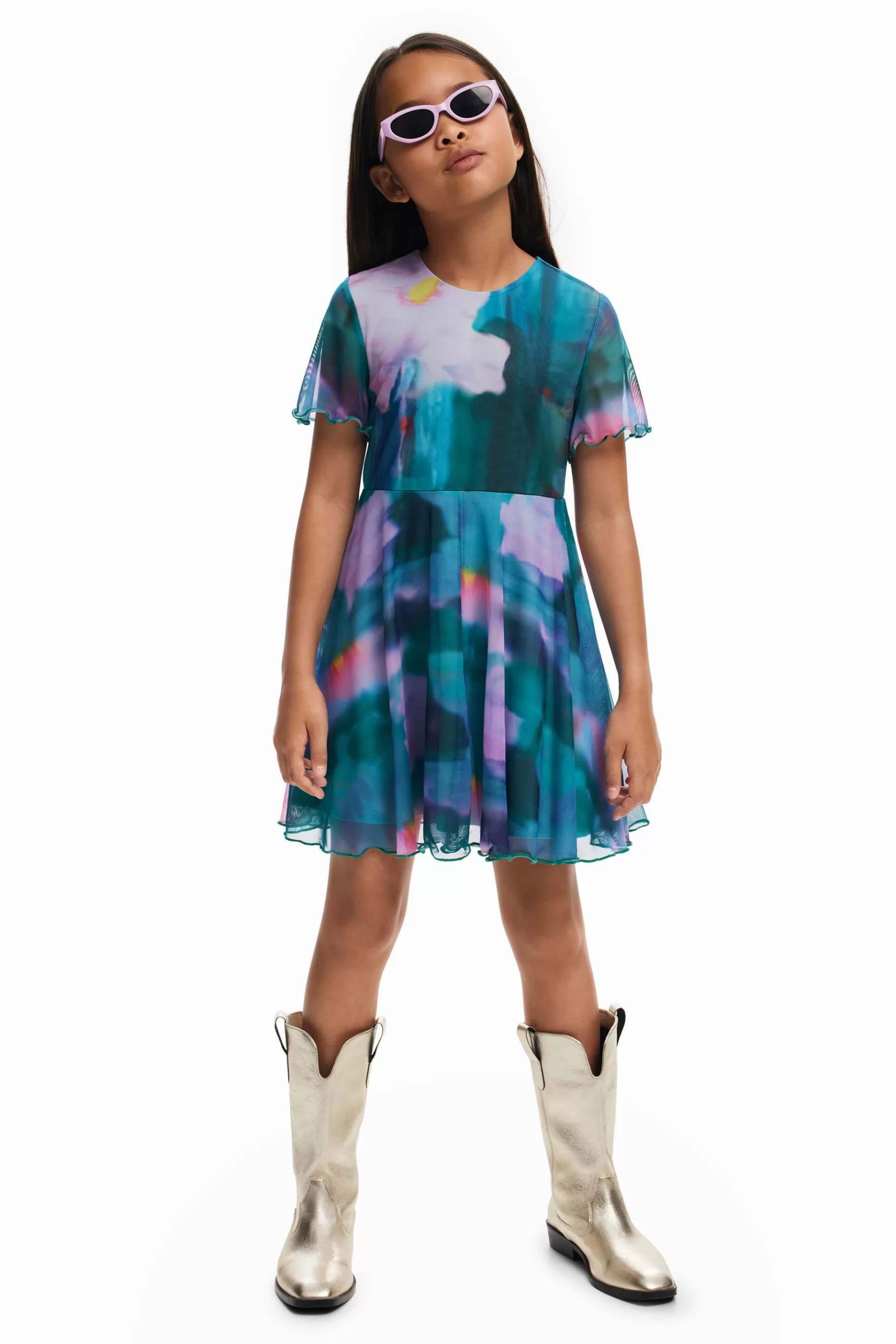 Desigual Vestido falda plisada* Vestidos