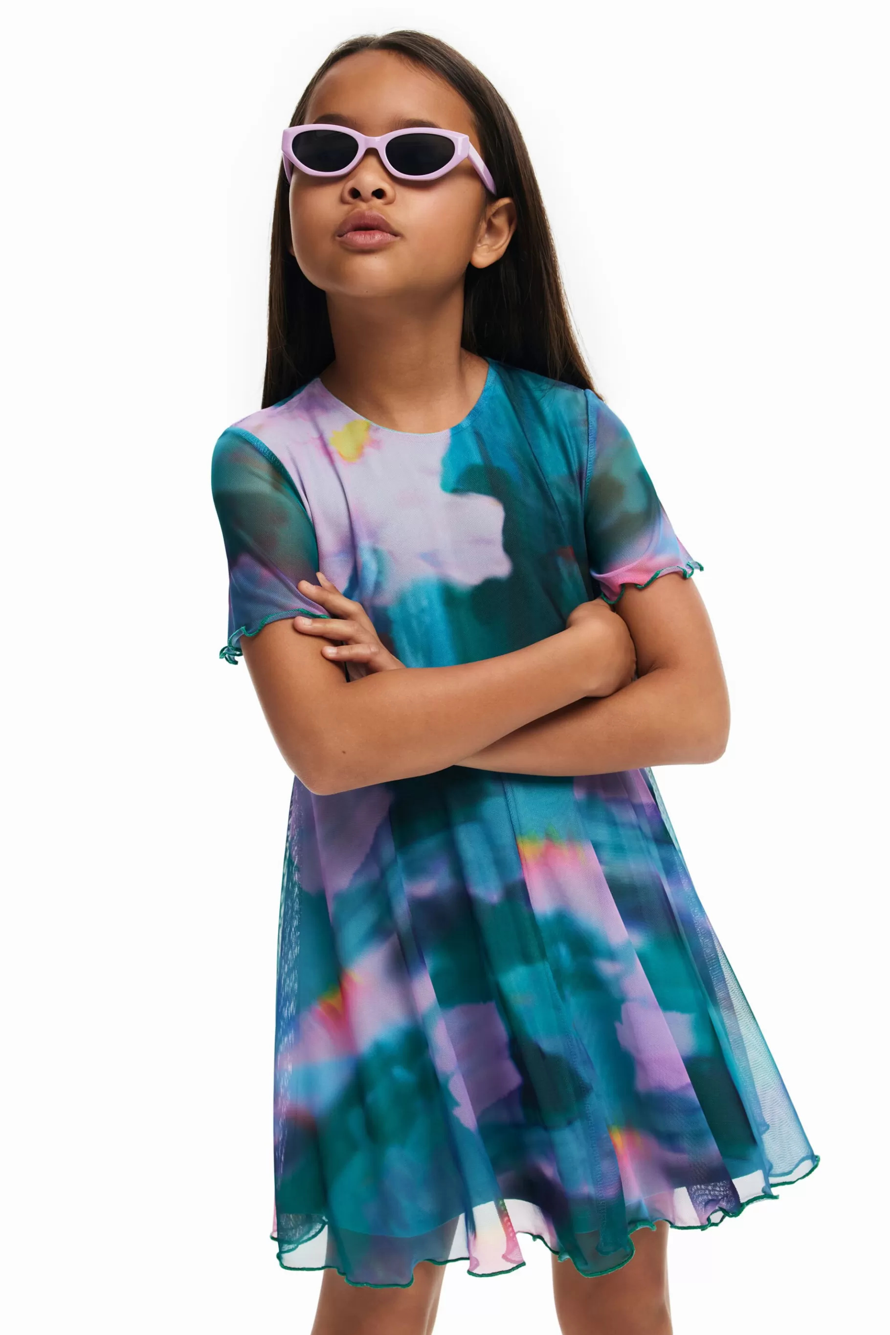 Desigual Vestido falda plisada* Vestidos