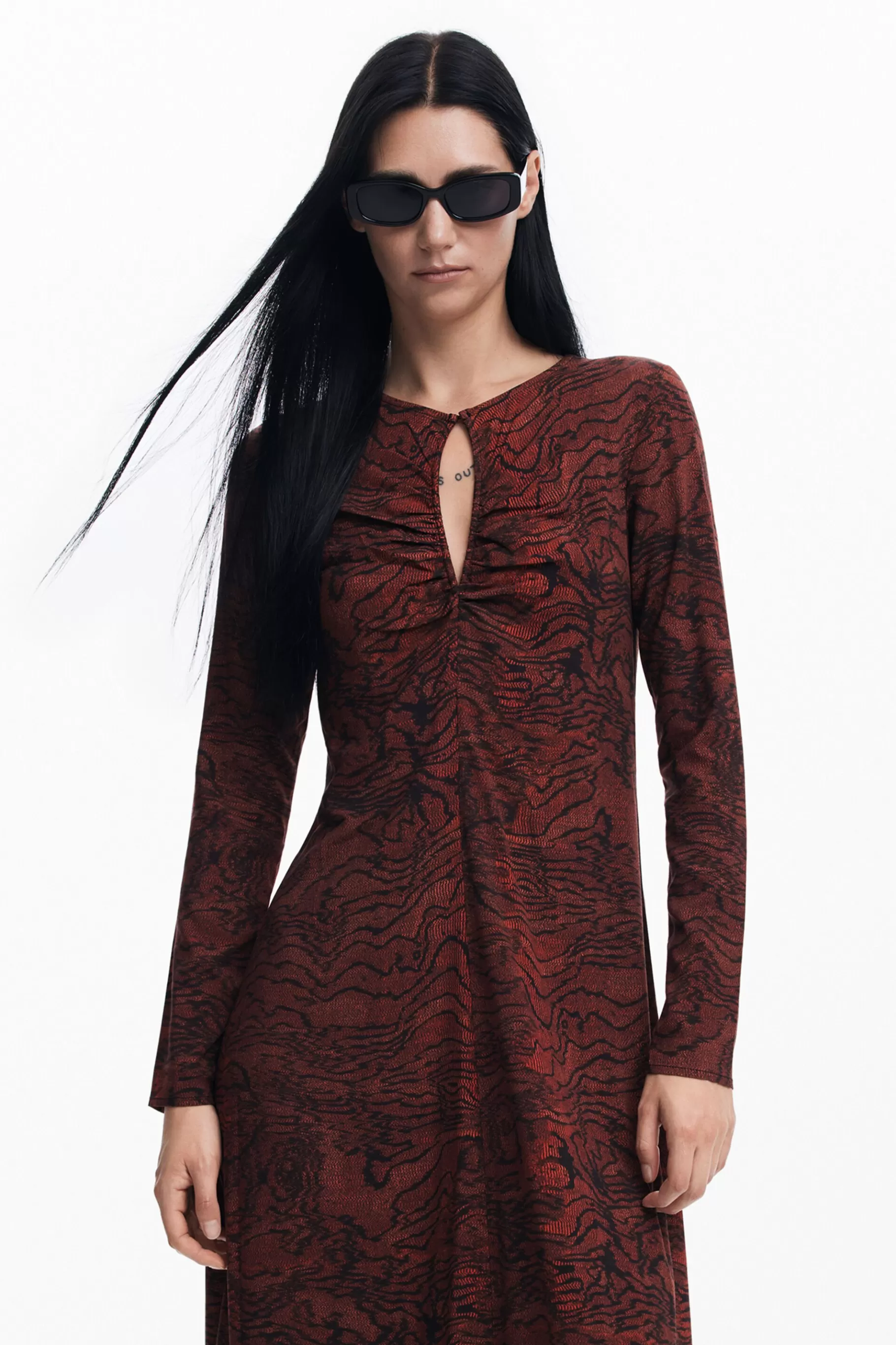 Desigual Vestido líneas es*Mujer Vestidos Y Monos