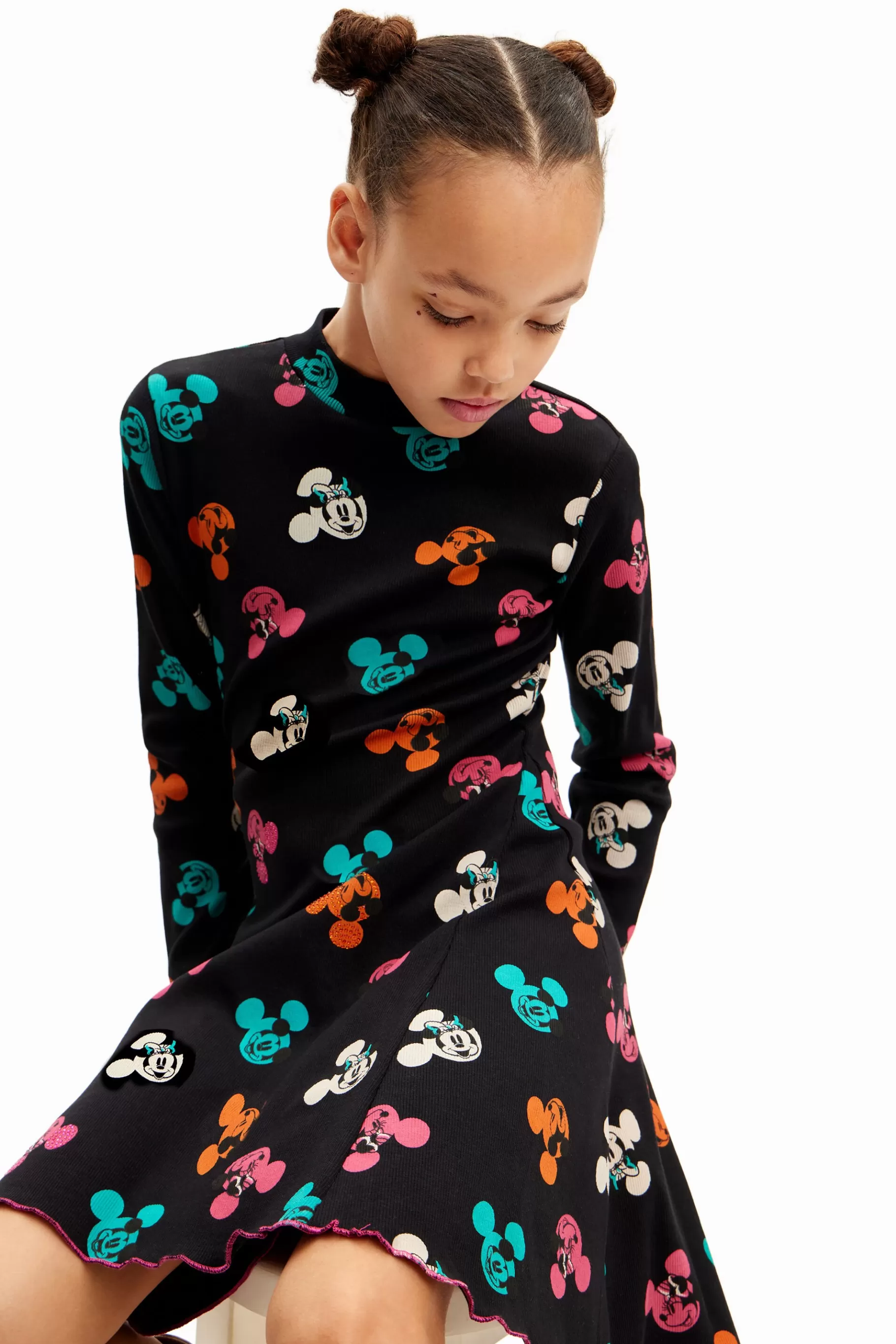 Desigual Vestido Mickey Mouse* Vestidos