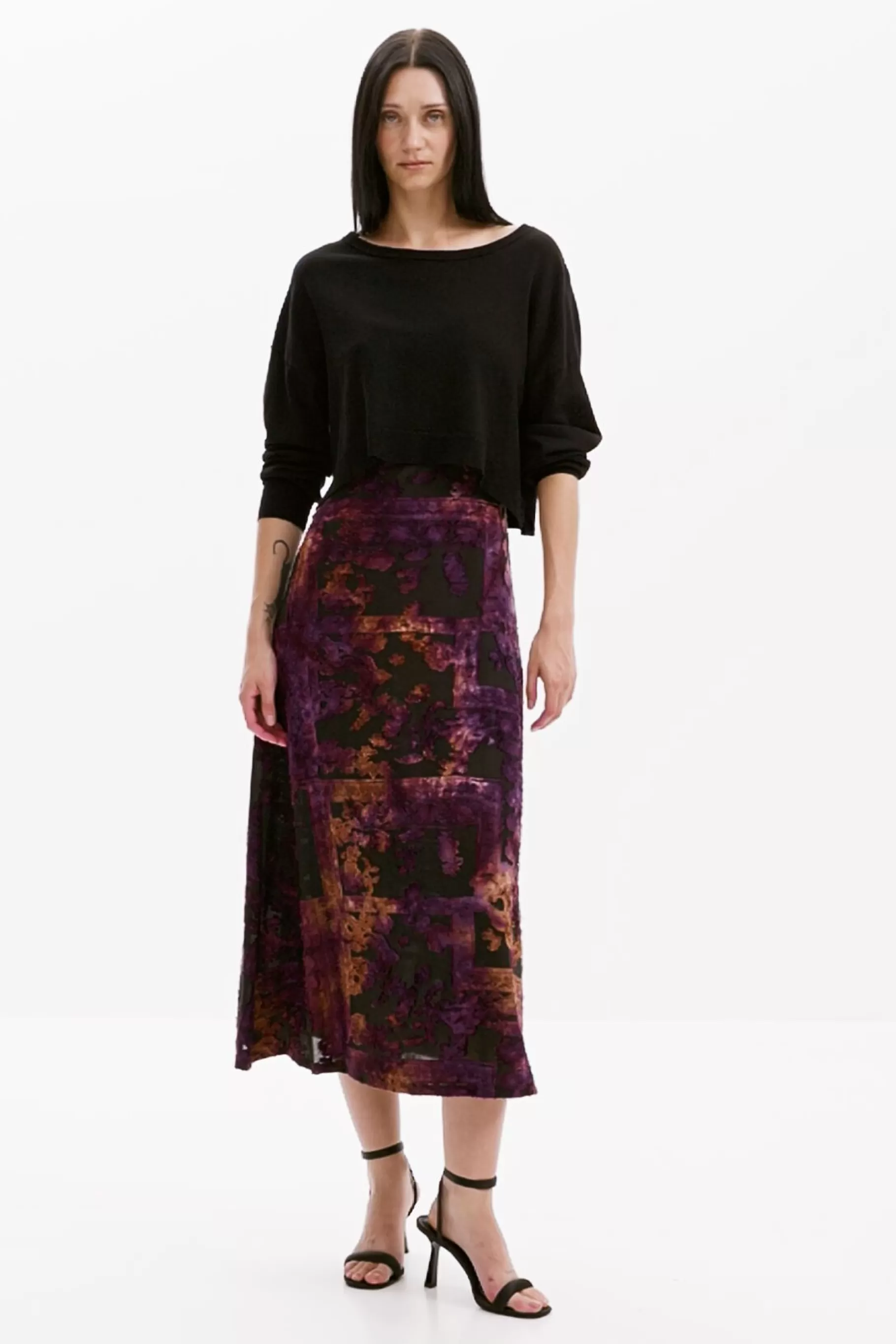 Desigual Vestido midi 2 en 1*Mujer Ropa De Punto | Vestidos Y Monos