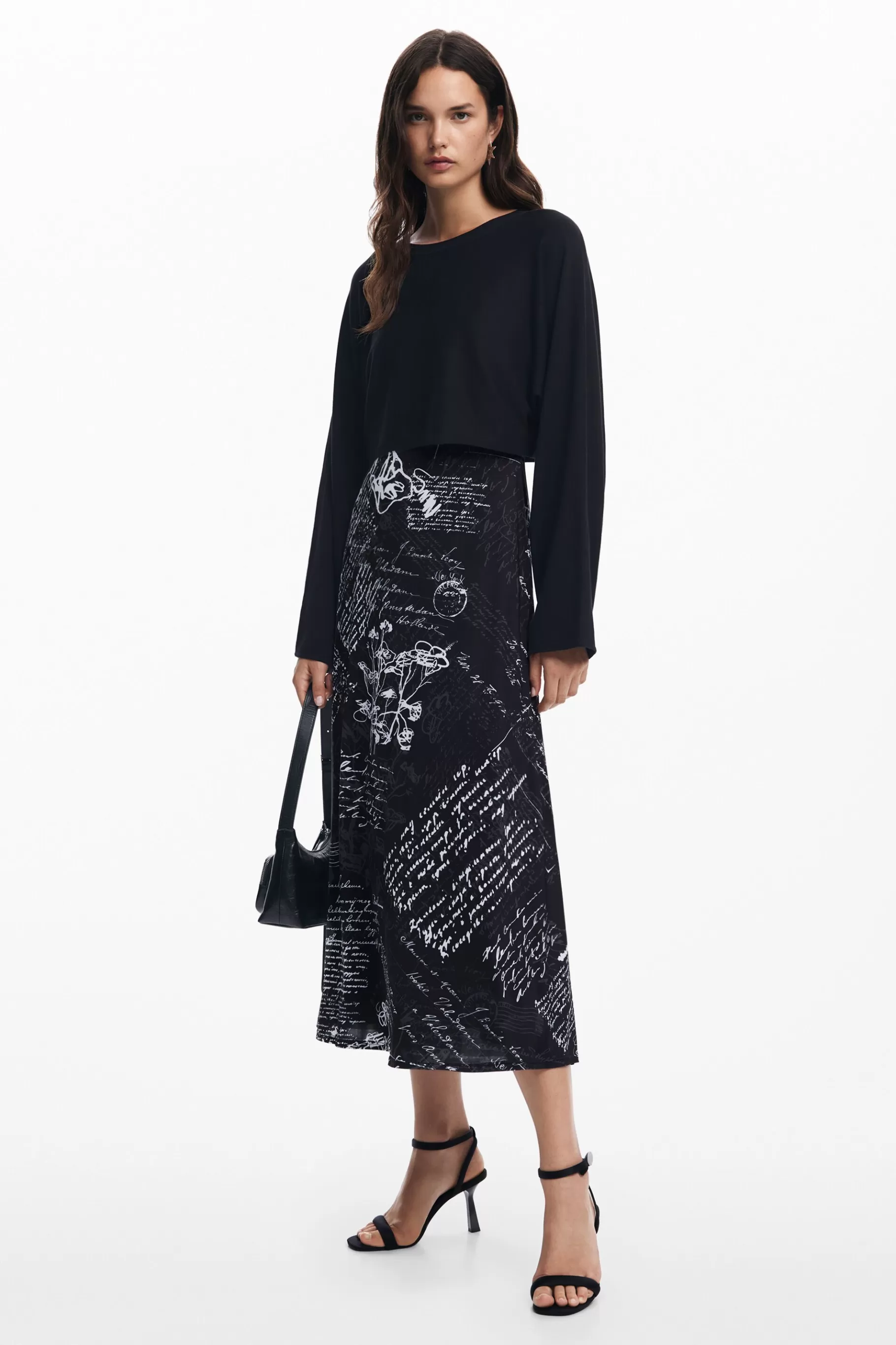 Desigual Vestido midi combinado*Mujer Ropa De Punto | Vestidos Y Monos