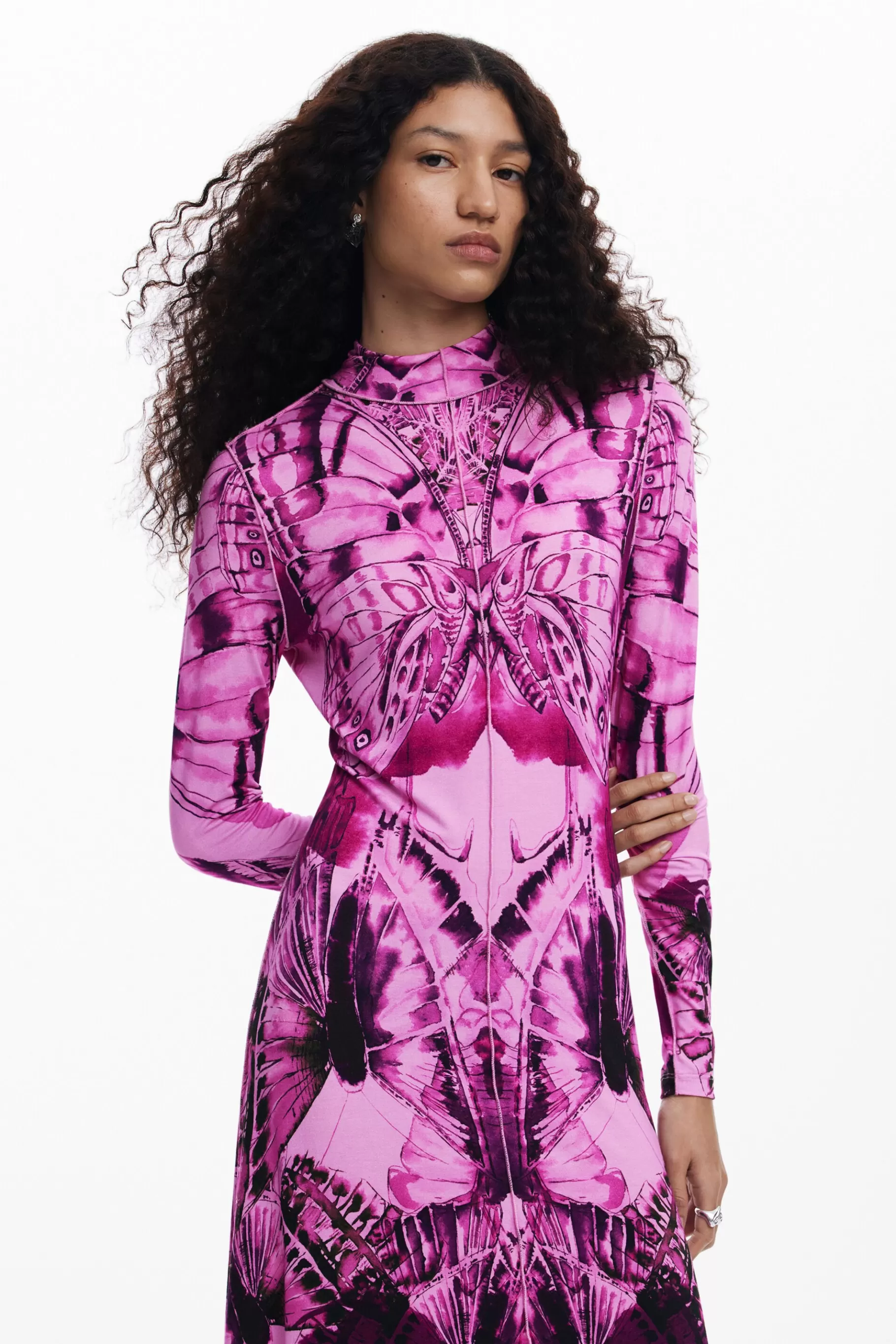 Desigual Vestido midi estampado*Mujer Vestidos Y Monos