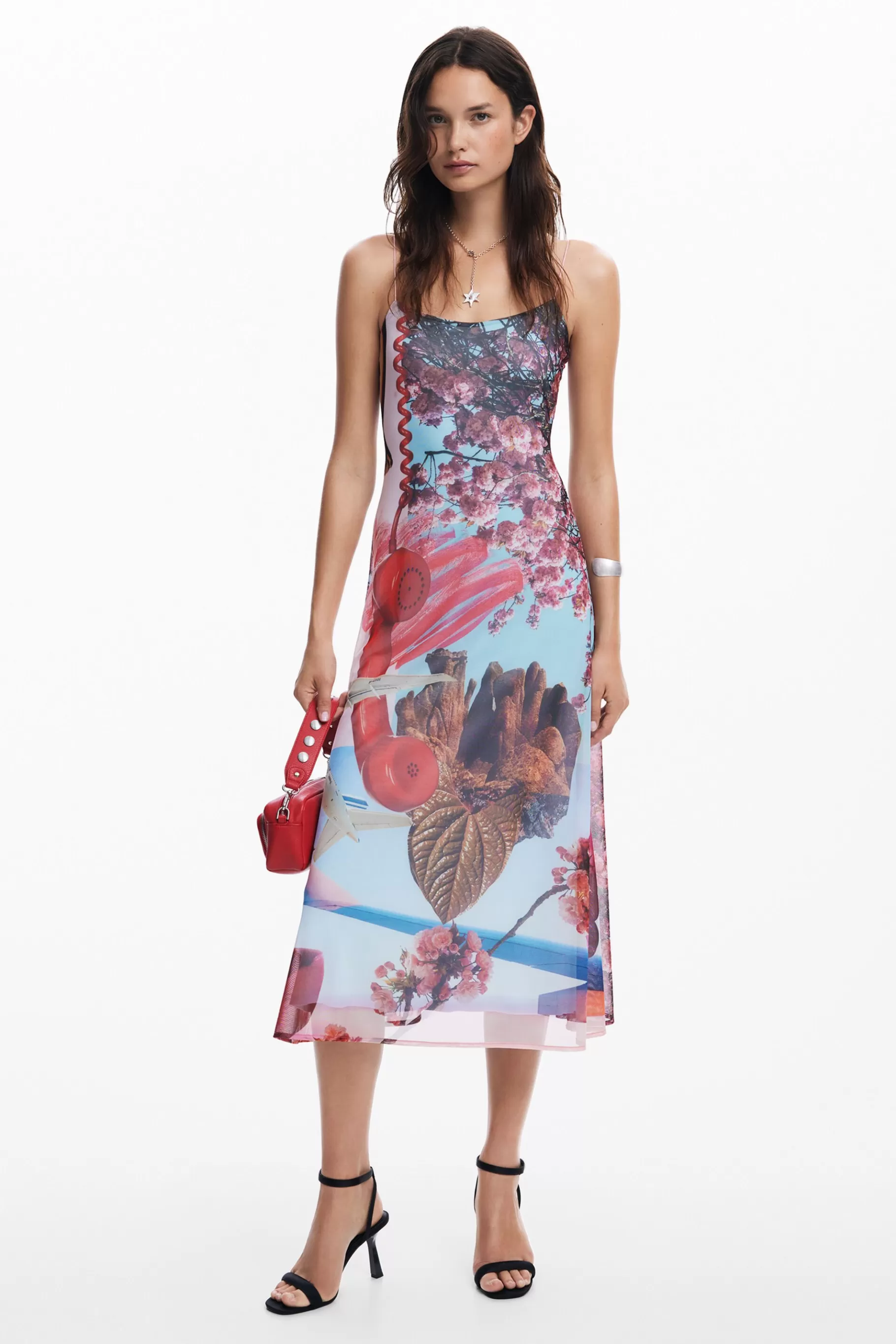 Desigual Vestido midi estampado M. Christian Lacroix*Mujer Vestidos Y Monos