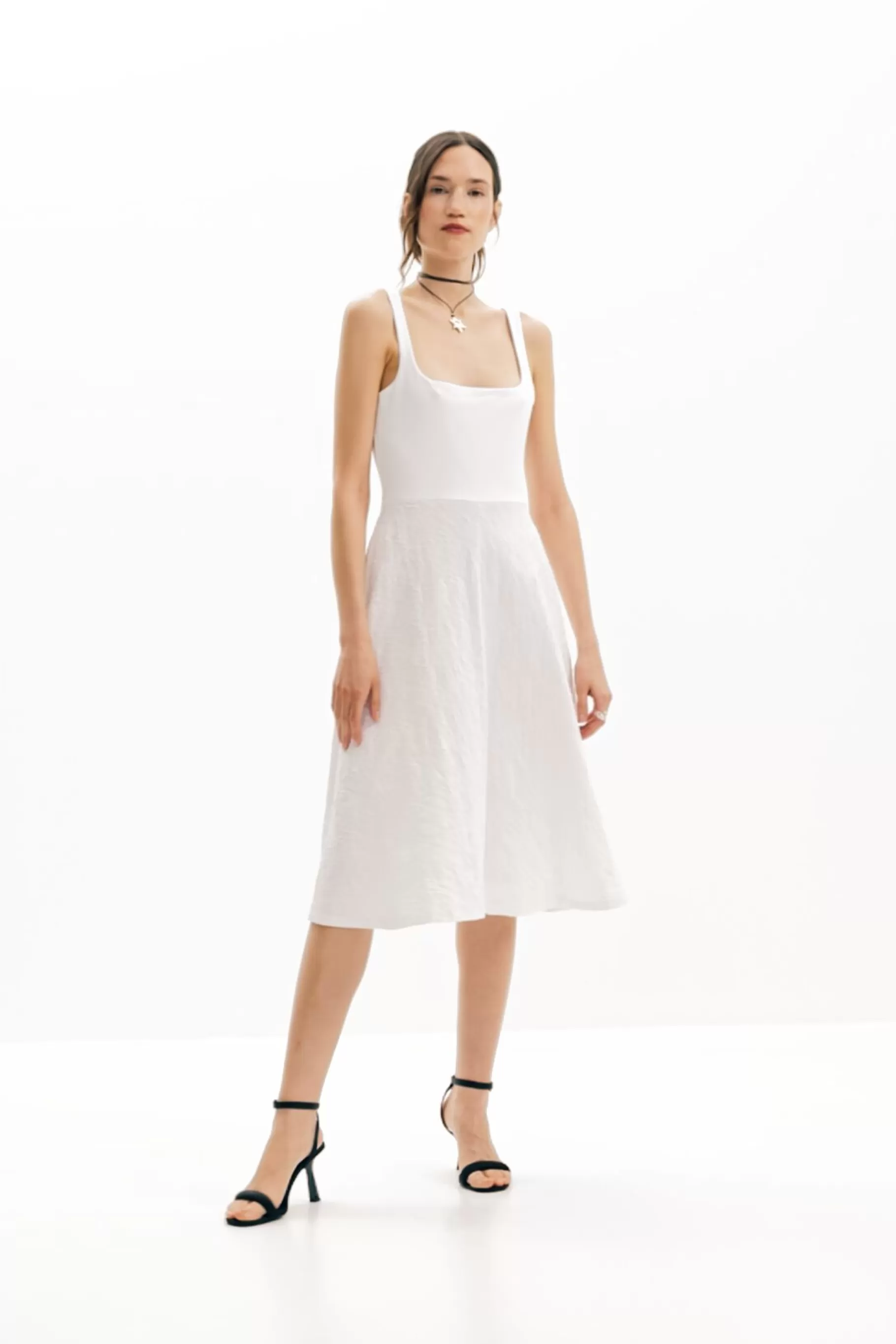 Desigual Vestido midi evasé*Mujer Vestidos Y Monos