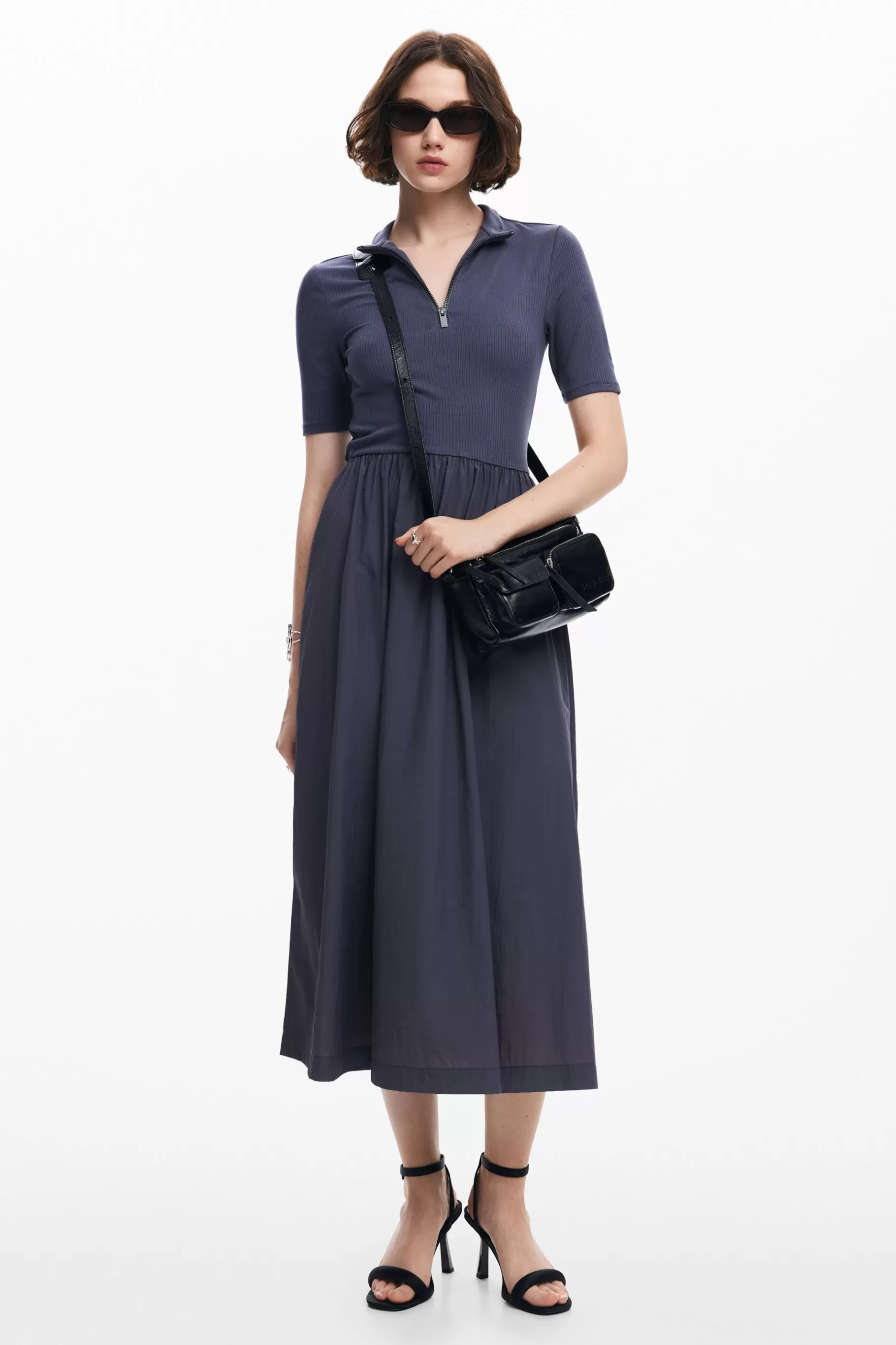 Desigual Vestido midi híbrido*Mujer Vestidos Y Monos