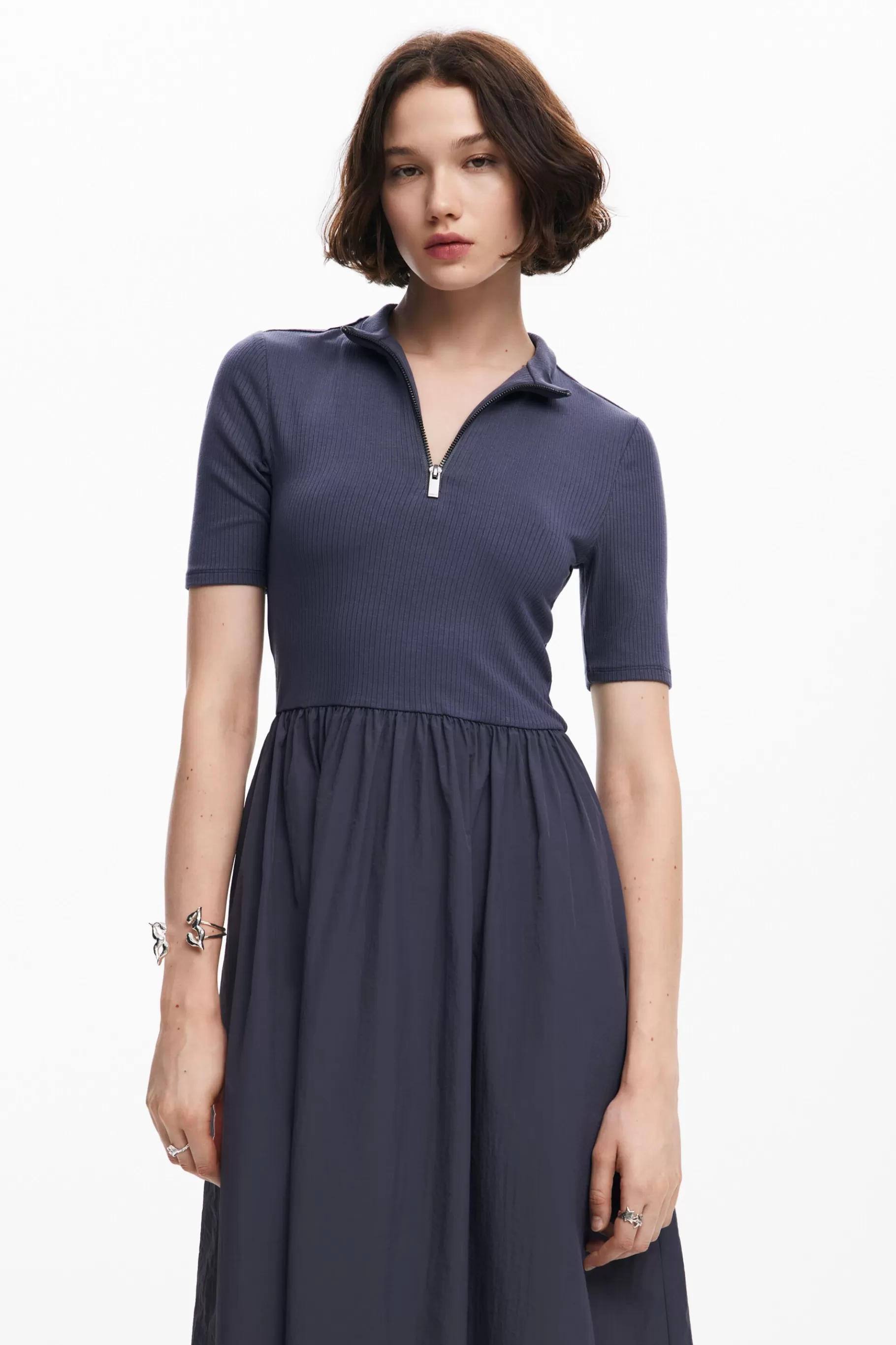 Desigual Vestido midi híbrido*Mujer Vestidos Y Monos