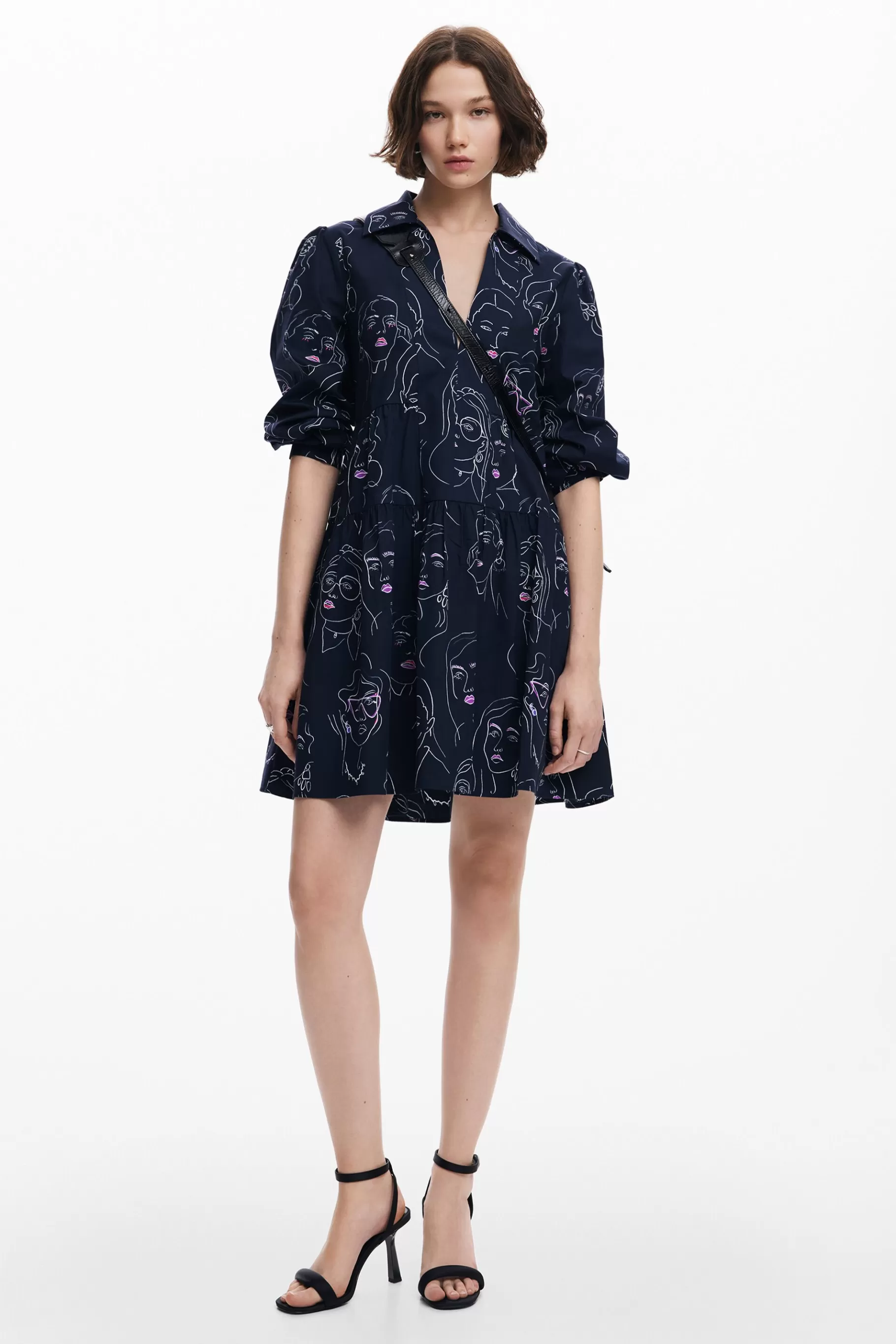Desigual Vestido mini caras*Mujer Vestidos Y Monos