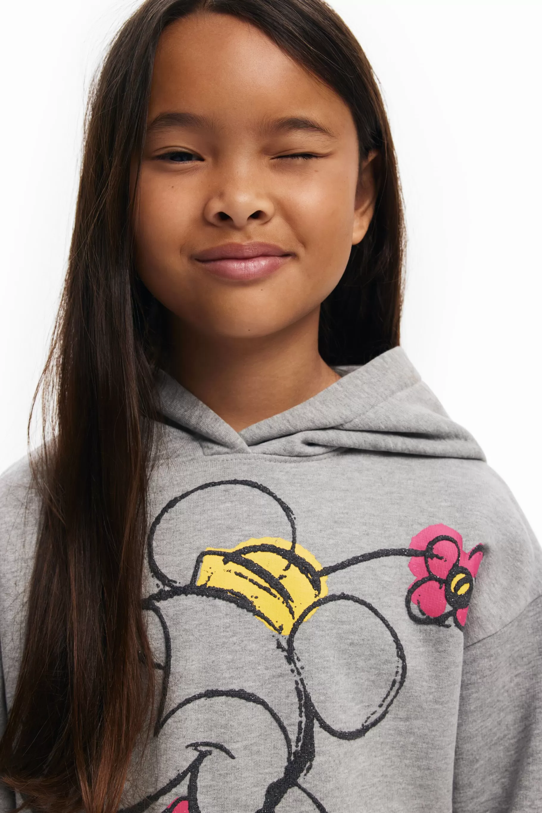 Desigual Vestido Minnie capucha* Vestidos