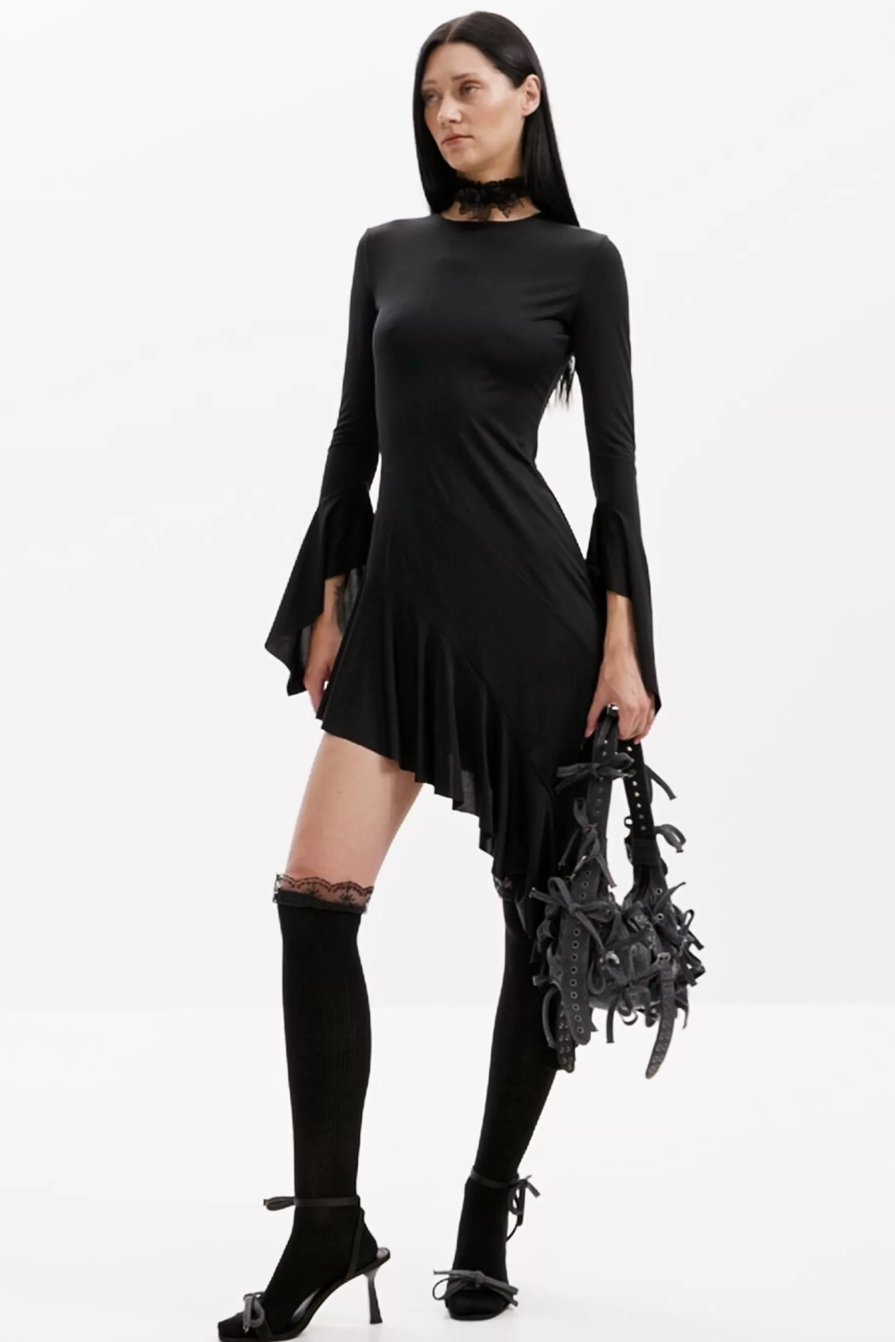 Desigual Vestido negro asimétrico María Escoté*Mujer Vestidos Y Monos