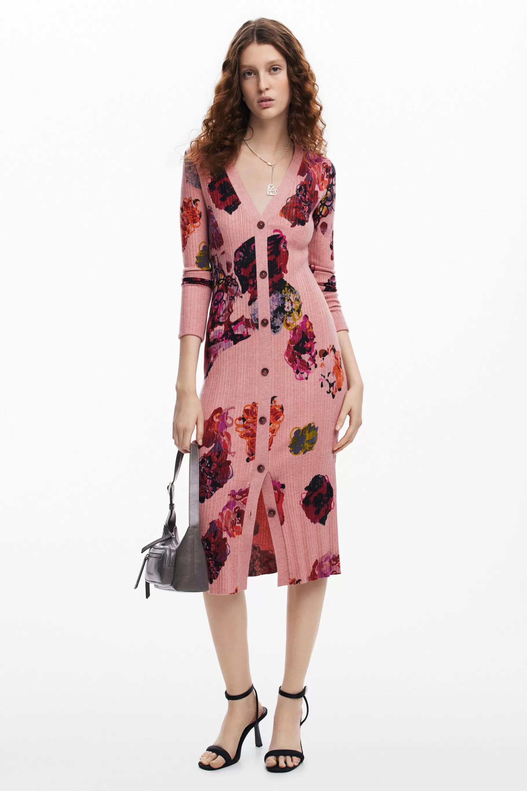 Desigual Vestido punto midi M. Christian Lacroix*Mujer Ropa De Punto | Vestidos Y Monos