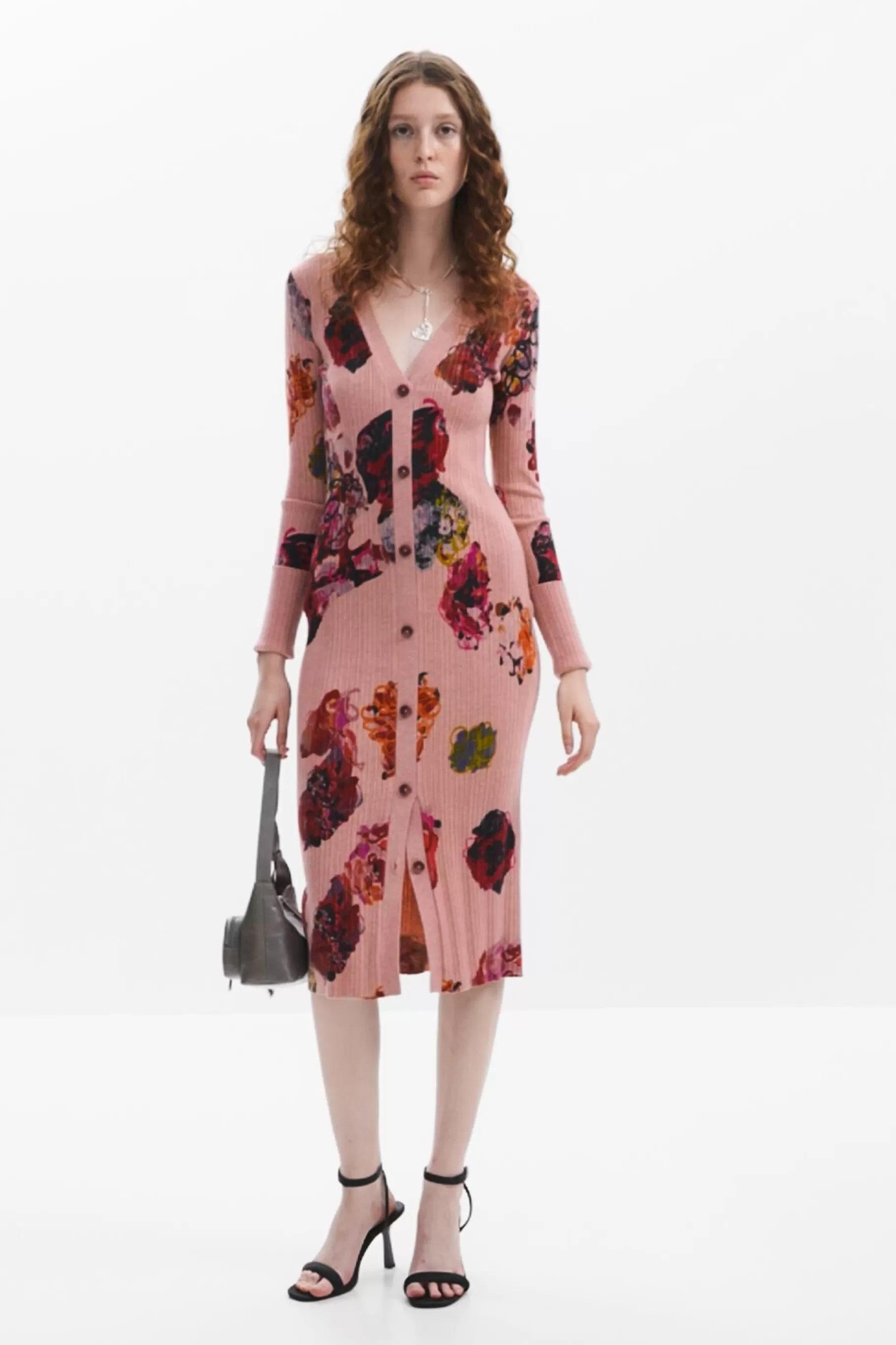 Desigual Vestido punto midi M. Christian Lacroix*Mujer Ropa De Punto | Vestidos Y Monos