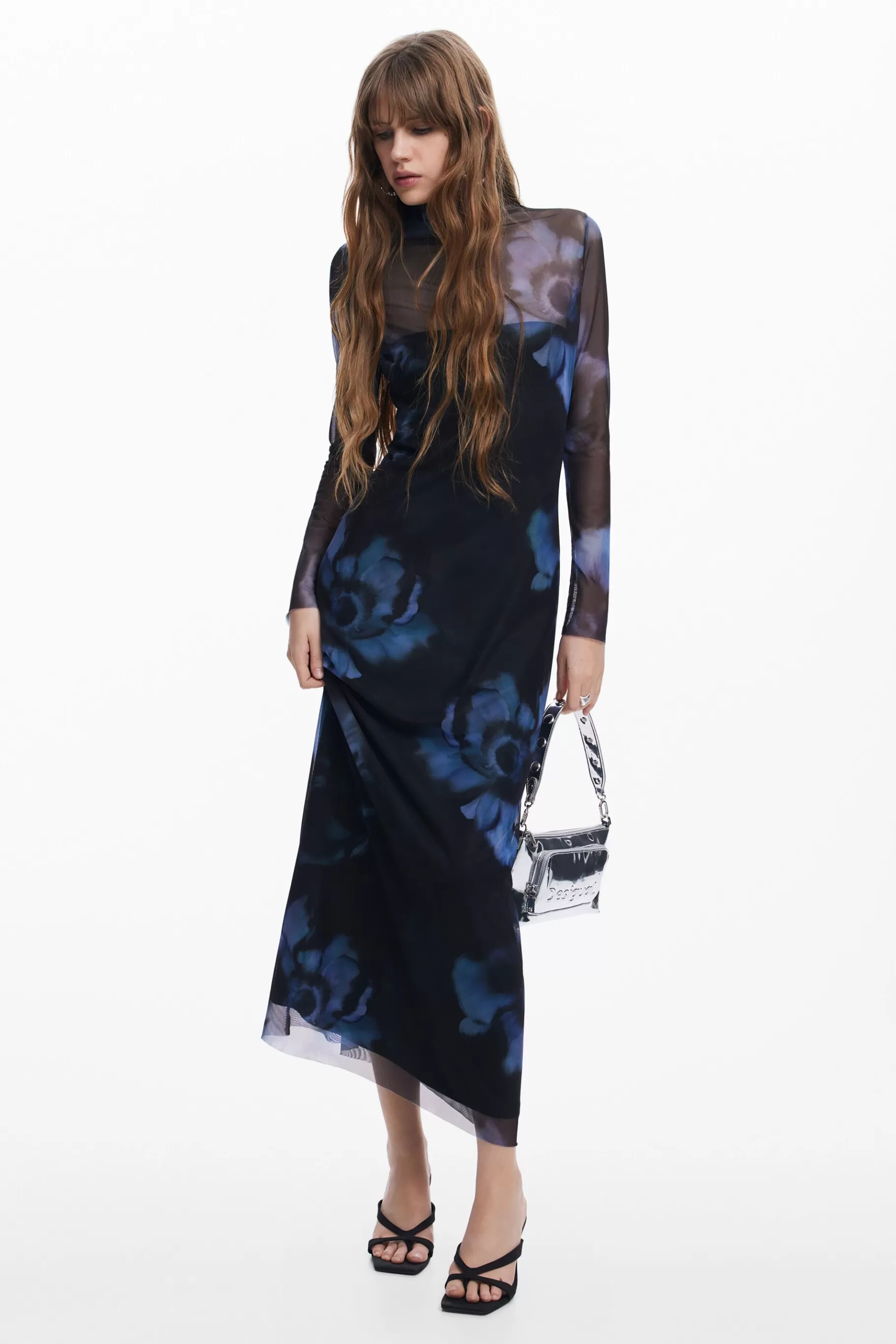 Desigual Vestido slim flores*Mujer Vestidos Y Monos